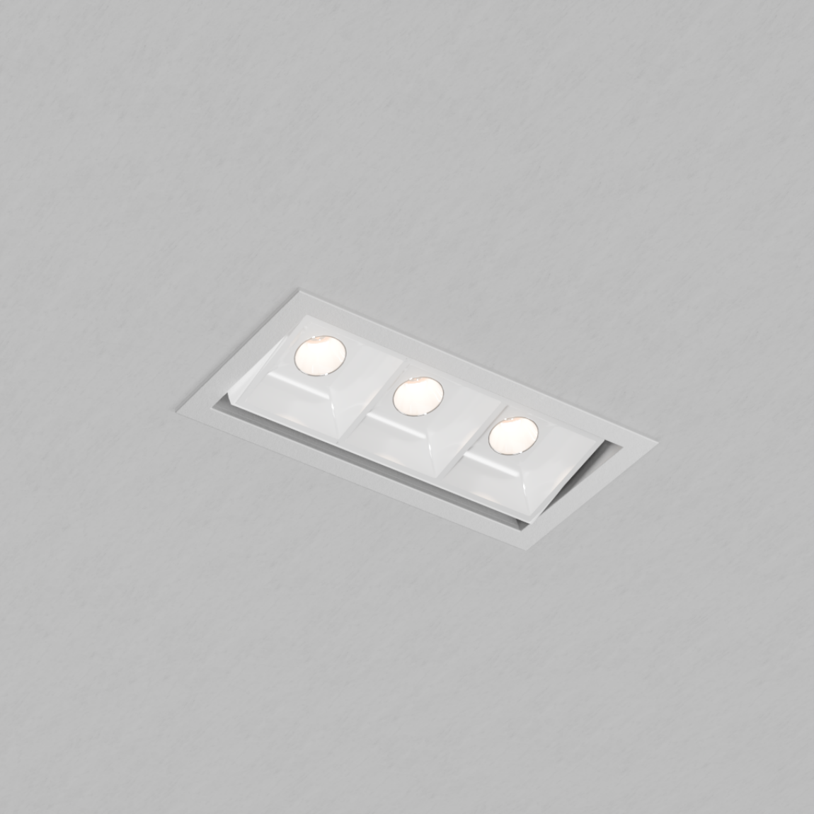 Fundo Articulado 3 foco branco