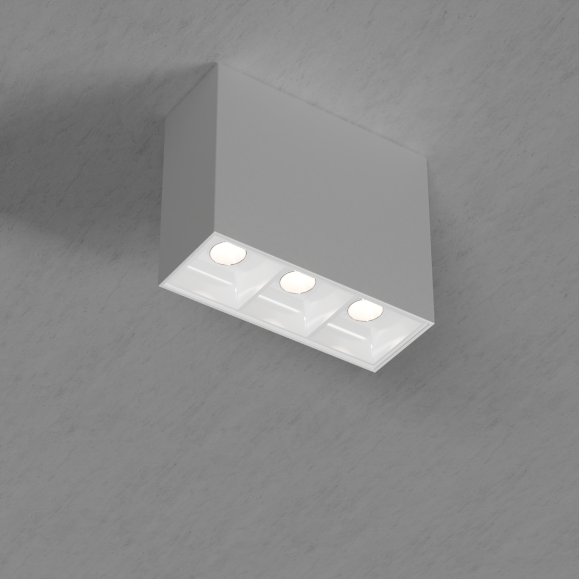 Fundo Plafon 3 foco branco