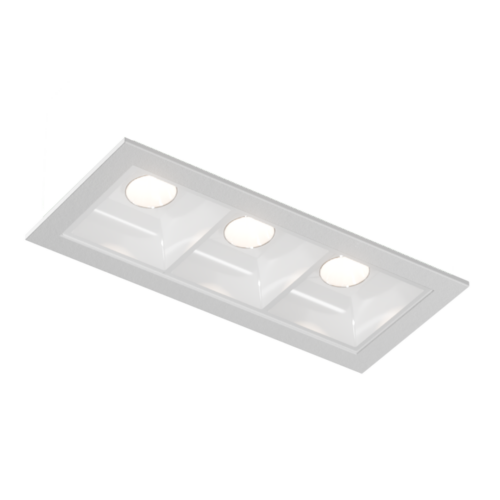 Embutido 3 foco branco