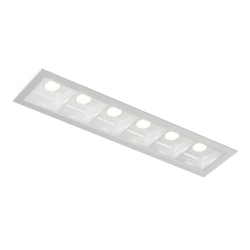 Embutido 6 foco branco