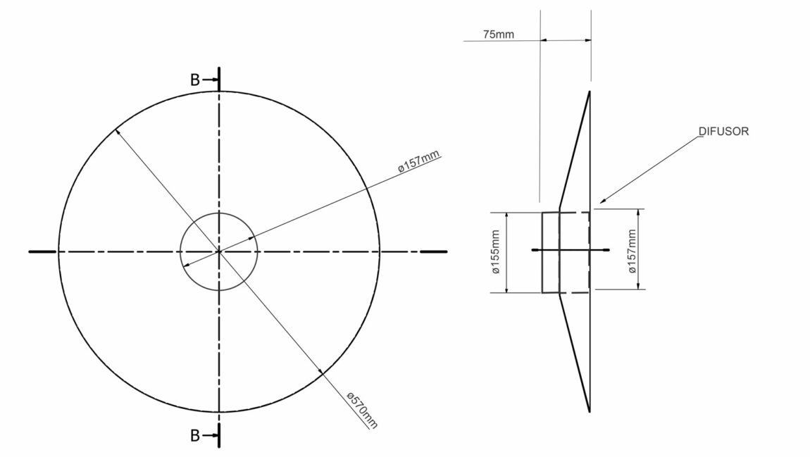 ARANDELA ALUREA DIRETA-SITE