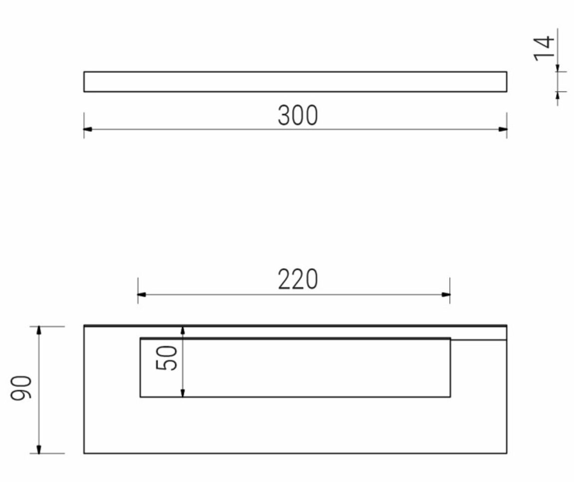 05 6529-60-114A – ARANDELA CLAIR 300mm – PARA POSTAR NO SITE